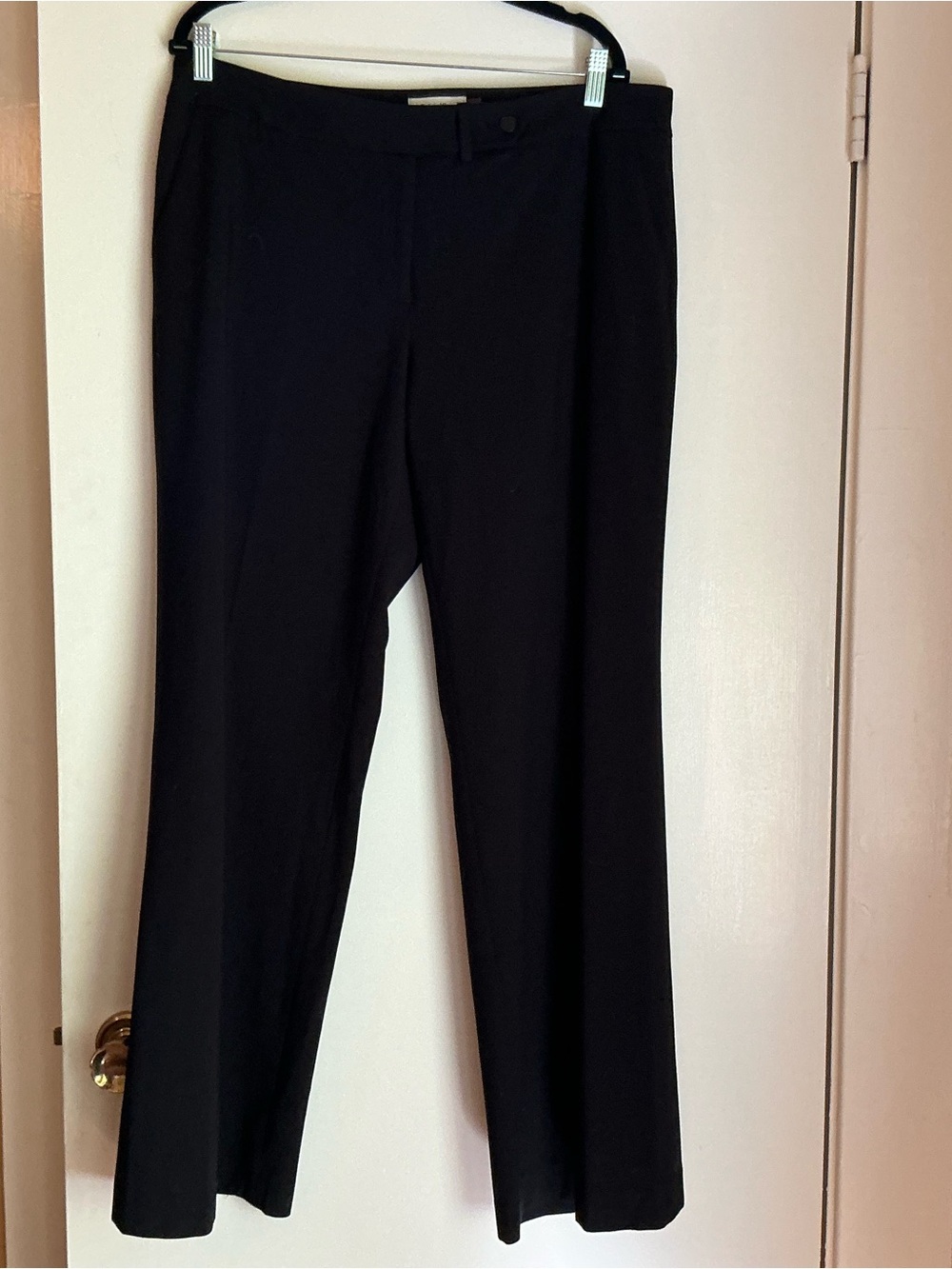 Calvin Klein modern fit suit trousers in black
